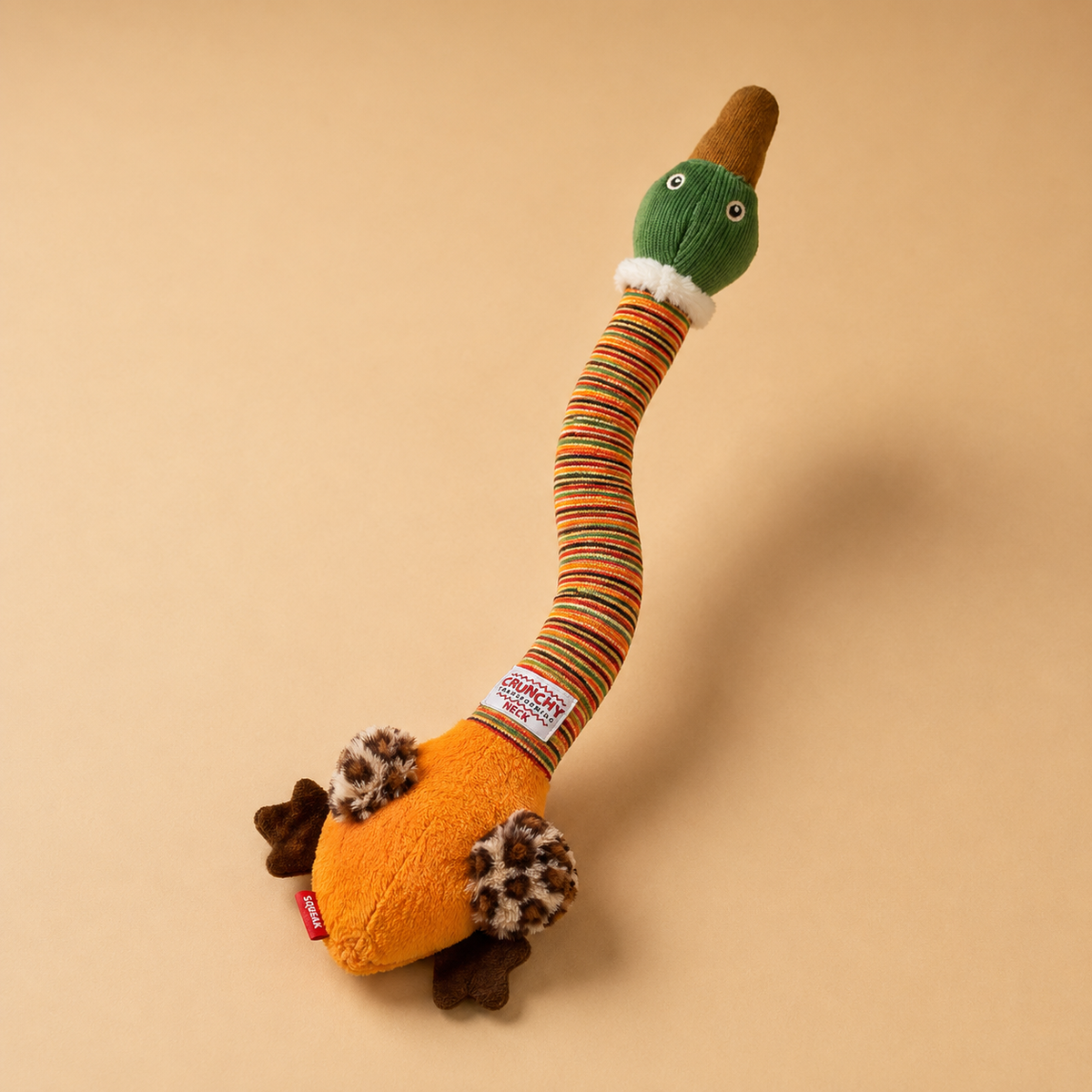 GiGwi Crunchy Neck - Peluche Sin Relleno para Perros