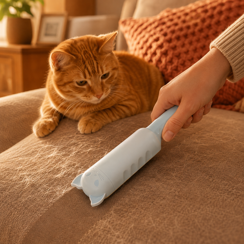 Cepillo Removedor de Pelos - Diseño Orejitas de Gato