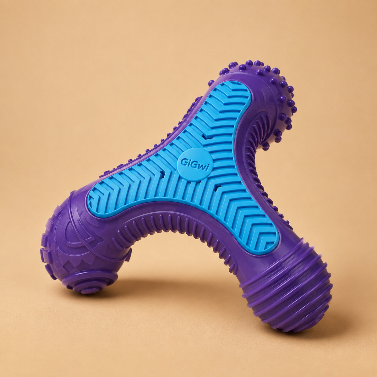 GiGwi Multi-Sound Bone - Hueso Multisonido para Perros